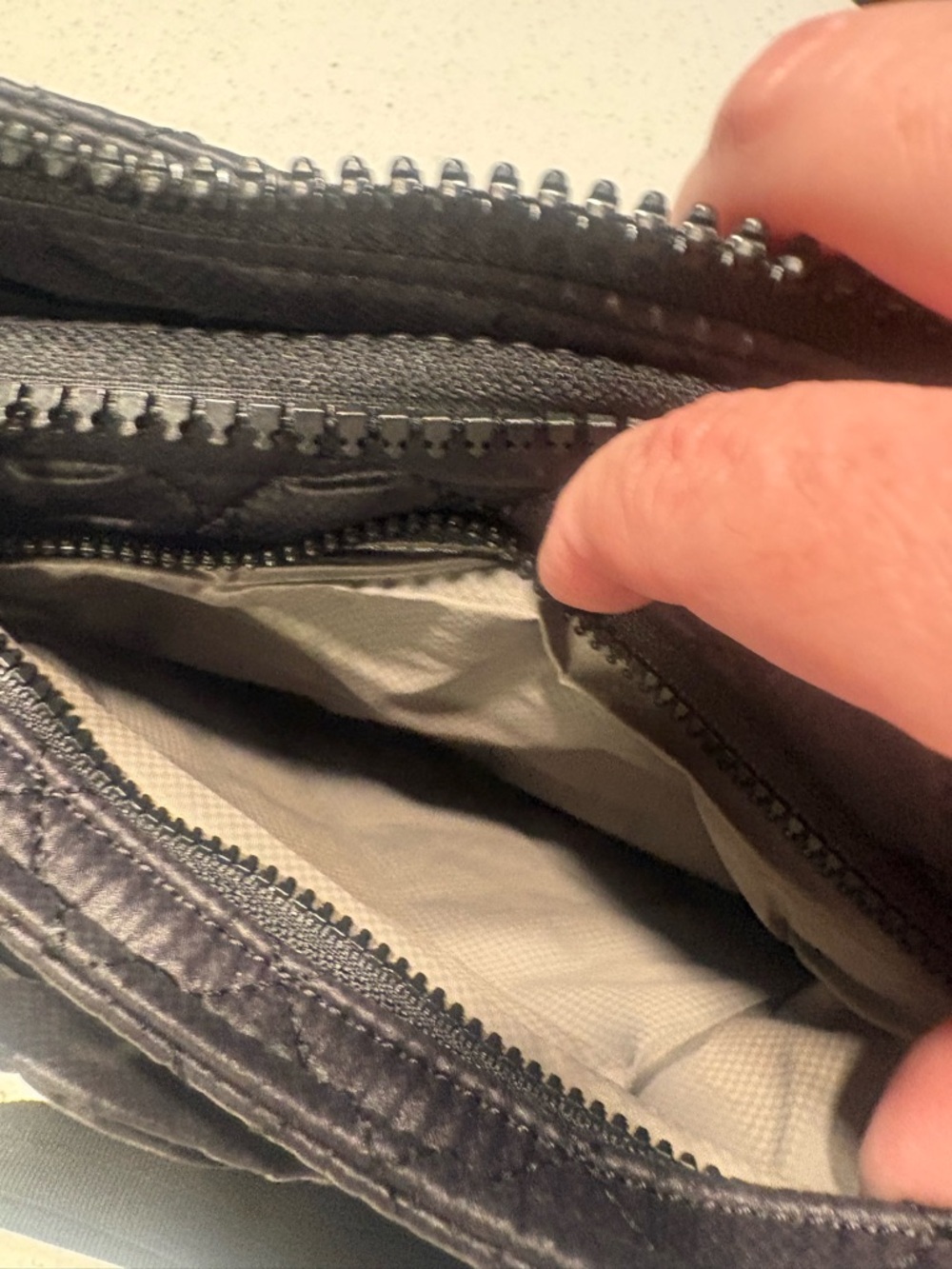 MZ Wallace Quilted Crossbody Bag — Black - Picture 6 of 10